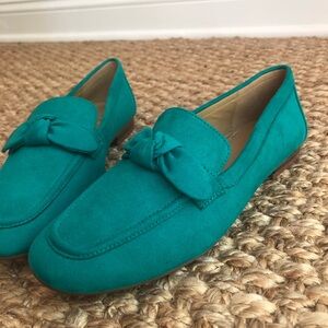 J. Crew Teal Loafers